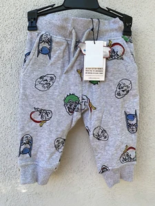 $24.99 NWT Cotton On Kids Brand Solid Gray Justice League Graphics Pants Size 1 - Picture 1 of 2