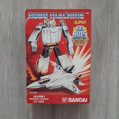 Robo Machine Leader One MIB Bandai 1985 Super Gobots Transformers Deadstock - Photo 1/4
