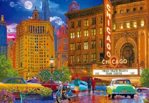 RoseArt Chicago 1500 Piece Jigsaw Puzzle By David MacLean - Picture 1 of 2
