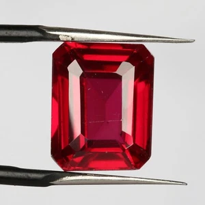 GIE Certified 4.25 Ct Natural Emerald Flawless Burmese Red Ruby Loose Gemstone - Picture 1 of 5