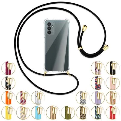 Collana (O) per Samsung Galaxy M23 Cover protettiva Custodia con catena cordino - Immagine 1 di 4