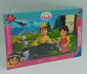Rompecabezas de marco Ravensburger 05071 Heidi juntos en el Alm 15 piezas rompecabezas NUEVO - Imagen 1 de 8