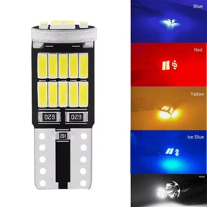 T10 LED Canbus 501 Car Bulbs Error Free 26 SMD W5W Bulb Various Colours - Picture 1 of 14