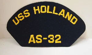 USS Holland AS - 32 parches de parche USN Marina de los Estados Unidos EE. UU. Militar NUEVO - Imagen 1 de 1