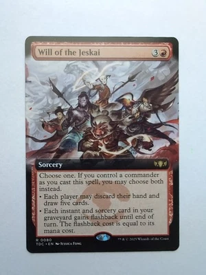 MTG Will of the Jeskai (TDC) Commander: Tarkir: Dragonstorm Extended Regular 80 - Image 1 of 2