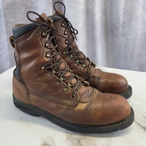 Red Wing USA Steel Toe EH Lace Up Work Boots Men's Size 11 D Black 2264 - Picture 1 of 17