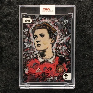 Topps Project 22 Charlie Savage Manchester United FC by Ivan Beslic Soccer Cards - Bild 1 von 2