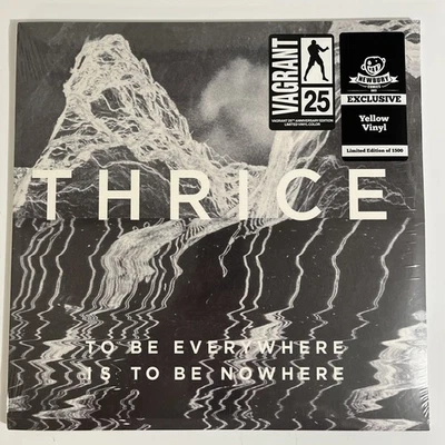 Thrice / To Be Everywhere Is To Be Nowhere 2021 Vinyl LP Ltd Ed Yellow Newbury - Image 1 of 2