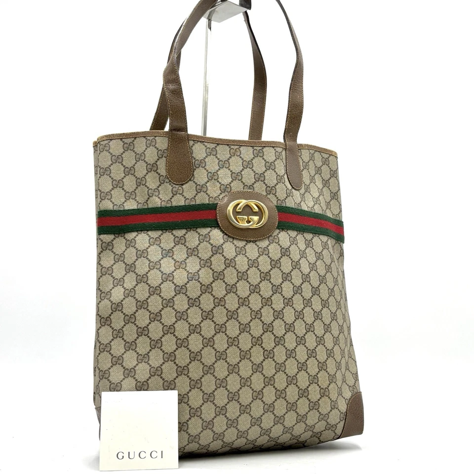Auténtico bolso de mano Gucci con logotipo entrelazado GG Supreme Sherry Line 2Y2841 Foto 1 de 4