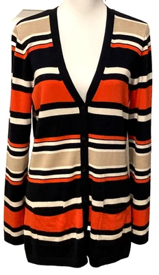 Banana Republic женщин длинным рукавом кардиган свитер sz. XL хлопок/вискоза классический - Изображение 1 из 4