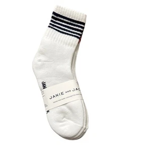 Janie and Jack 2 pack Crew Socks Size 4-5 years New - Picture 1 of 3
