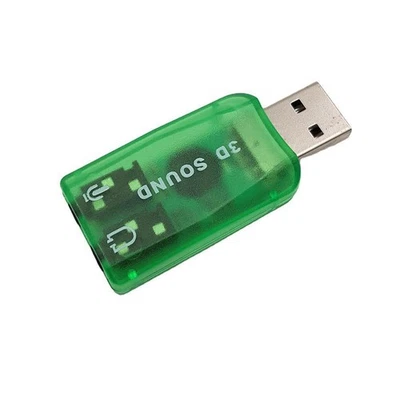 USB Soundkarte Externe Soundkarte USB auf 3,5mm Stereo Audio Adapter für 7209 - Bild 1 von 4