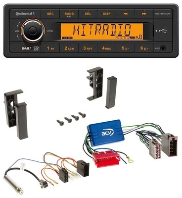 Continental 1DIN DAB MP3 AUX USB Autoradio für Audi A2 A3 8L A4 B5 A6 C5 Aktivsy - Bild 1 von 4