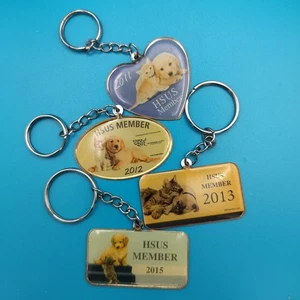 HSUS Member Humane Society Keychain Keyring Lot 4 2011 2012 2013 2014 Collectibl - Picture 1 of 6
