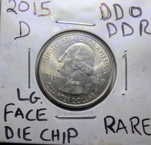 2015 P Louisiana Kisatchie State Quarter DDO & DDR - DIE CHIP Coin Error - Picture 1 of 13