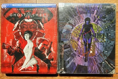 GHOST IN THE SHELL Blu-Ray+DVD+Digital HD Best Buy Exclusive Steelbook - SEALED - Image 1 of 4
