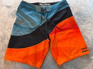 Billabong Platinum X Board Shorts Uomo Taglia 33 Surf Spiaggia Nuoto Coulisse - Foto 1 di 5
