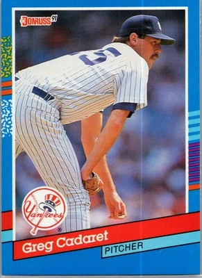 1991 Donruss Greg Cadaret #236 New York Yankees - Image 1 of 2