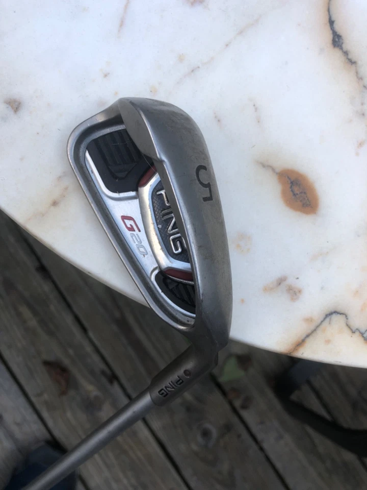 Ping G20 Maroon Dot 5 Iron Graphite Tfc 169i Stiff Flex 39" Right handed - Image 1 of 1