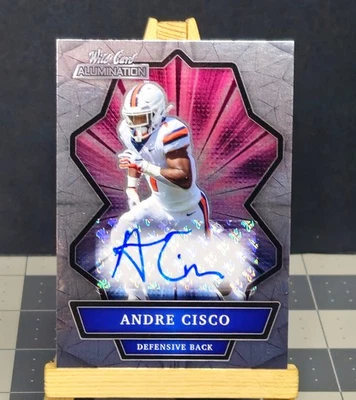 2021 Wild Card Alumination Andre Cisco RC Blue Ink ROOKIE AUTO Syracuse Orange - Image 1 of 2