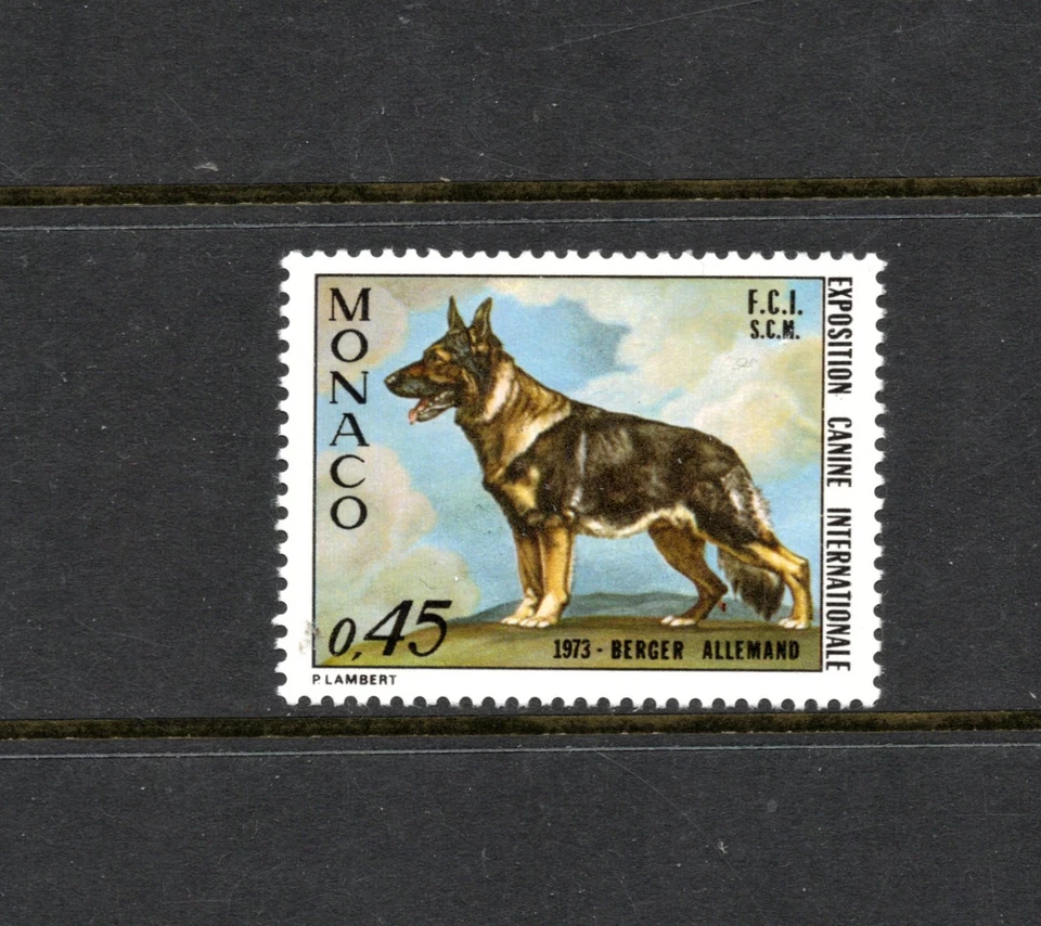 S5405 Mónaco 1973 Exposición Canina - Pastor Alemán 1v.   MNH Foto 1 de 1