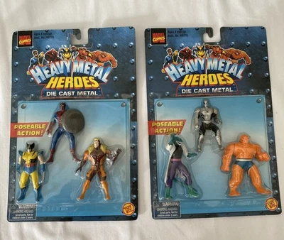 Cómics de Toy Biz Marvel de Heavy Metal Heroes Die Cast 1999 Foto 1 de 4