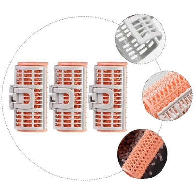  3 Pcs Hair Curling Roller Plastic Ondulatore Per Capelli Bigodino - Immagine 1 di 4