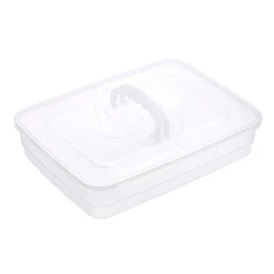Pizza Dough Proofing Box, 14 x 10.3Inch Large Capacity Container, Fits 4-6 Do... - Picture 1 of 9