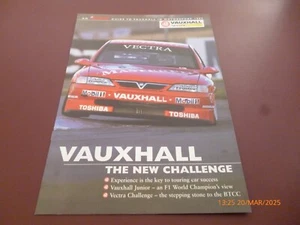 AUTOSPORT VAUXHALL IN MOTORSPORT 1997 SUPPLEMENT VECTRA BTCC DEREK WARWICK - Picture 1 of 8