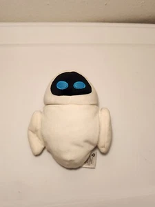 Disney Store Wall-E Eve Robot Plush Moving Swivel Head White 6"-7" Inch Cute Toy - Picture 1 of 5