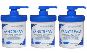Vanicream Moisturizing Skin Cream Sensitive Skin Fragrance Free 16 oz Pack of 3 - Picture 1 of 1