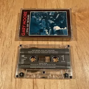 Gary Moore Still Got The Blues CASSETTE TAPE 1st US issue thin lizzy peter green - Picture 1 of 3