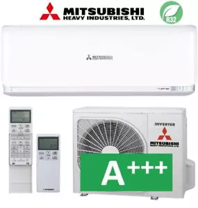 Split-Klimaanlage-Set Hyper-Inverter Mitsubishi SRK25ZSX-WF Wand 2,5/3,2kW A+++ - Bild 1 von 7