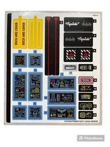 NEU LEGO | Aufkleberblatt für Set 70909 Batcave Einbruch - Bild 1 von 1