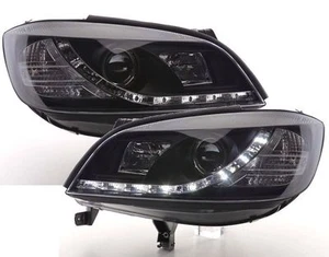 Scheinwerfer schwarz für OPEL ZAFIRA 99-05 LED TAGFAHRLICHT-OPTIK + Leuchtmittel - Bild 1 von 4