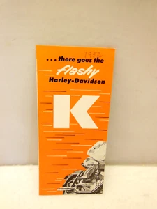 VINTAGE 1952 / 1953 HARLEY-DAVIDSON MODEL K DEALER SALES BROCHURE - Picture 1 of 5