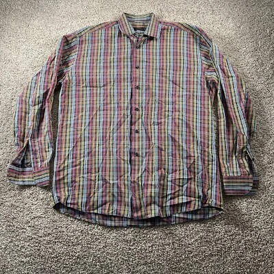Camisa de Colección Años 90 Streetwear St Croix Para Hombres XL A Cuadros Con Botones Clásica Informal Foto 1 de 4