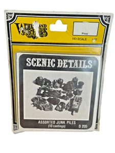 HO Scale Woodland Scenic Scenic Assorted Junk Piles D205 Unpainted - Picture 1 of 2