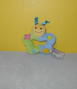 Peluche bambino Gund Pottery Barn PBK 3,5" blu verde sonaglio farfalla - Foto 1 di 1