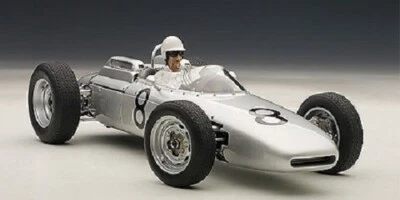 Porsche 804 F1 GP Germania 8 Jo Bonnier 1962 Autoart 1/18 Con Pilota 1000 Unità - Immagine 1 di 4