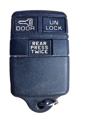 1996 OEM GM Keyless Remote Key Fob 3 Button REAR PRESS TWICE ABO0104T 15731442 - Image 1 of 3
