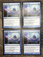 Turn the Tide x4 Magic Card Lot (Mirrodin Besieged Conspiracy) MTG -2/-0 Instant