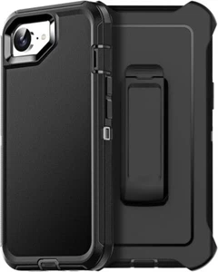 For NEW iPhone 16e / SE 4 Shockproof Heavy Duty Defender Case Rugged Cover Clip - Picture 1 of 17