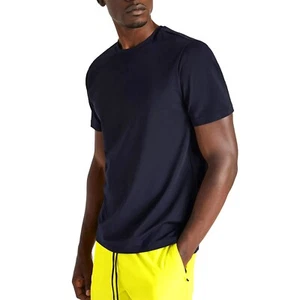 NWT Med Tom BRADY Premium T-Shirt Pima Cotton Short Sleeve - Dark Navy Stone $45 - Picture 1 of 5