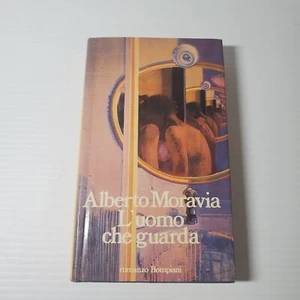 Alberto Moravia L'uomo che guarda Romanzo Bompiani Written In Italian Book - Picture 1 of 8