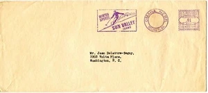 IDAHO SUN VALLEY WINTER SPORTS UNION PACIFIC RAILROAD OMAHA NE. COVER CIRCA 1920 - Picture 1 of 2