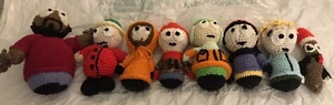 Juego casero de 8 personajes de South Park de ganchillo - Imagen 1 de 10