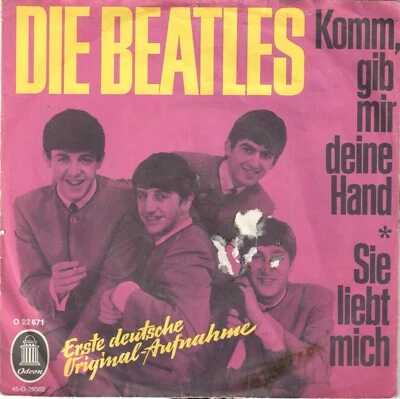 The Beatles Fehldruck "Sie liebt mich", "Komm gib mir deine Hand" Single, rar!! - Bild 1 von 4