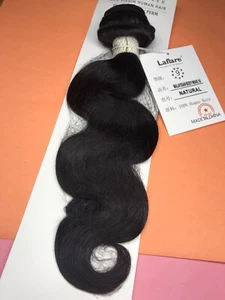 Laflare Malaysian Virgin 100%_Human Hair_Bundle_Body_Wave_16"_#NATURAL - Picture 1 of 6