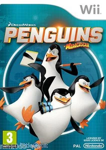 PINGÜINOS DE MADAGASCAR (Wii) *NUEVO + SELLADO* Patrón de Dreamworks Kowalski Rico  - Imagen 1 de 1